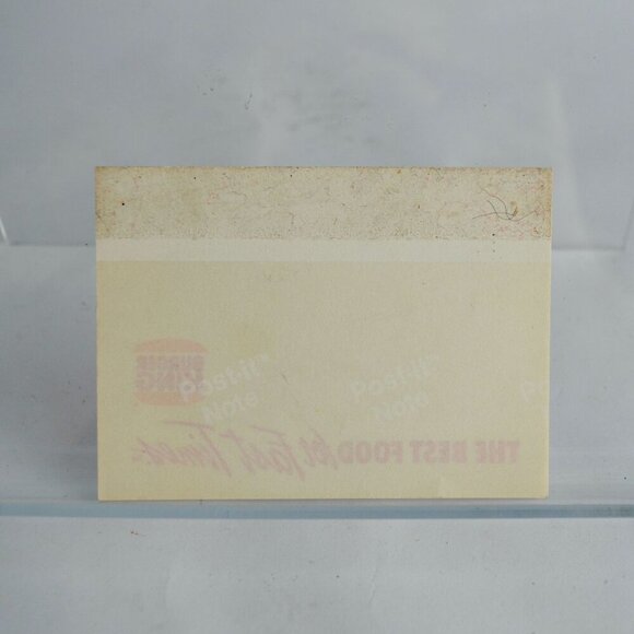 Burger King Vintage Post-Its Paper Pad - Picture 2 of 2